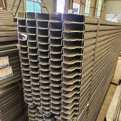 80×2.5×2540mm Open Straight Strut