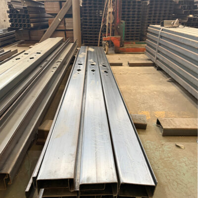 High Strength 700 Steel Perforated Trailer Front Beam