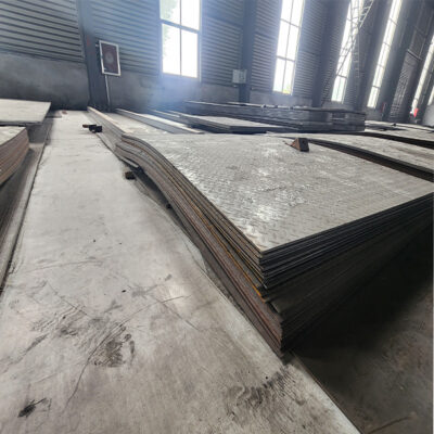 Hot Rolled Diamond Checkered Steel Plate Anti Slip Steel Sheet for Trailer Floor & Workshop Platform